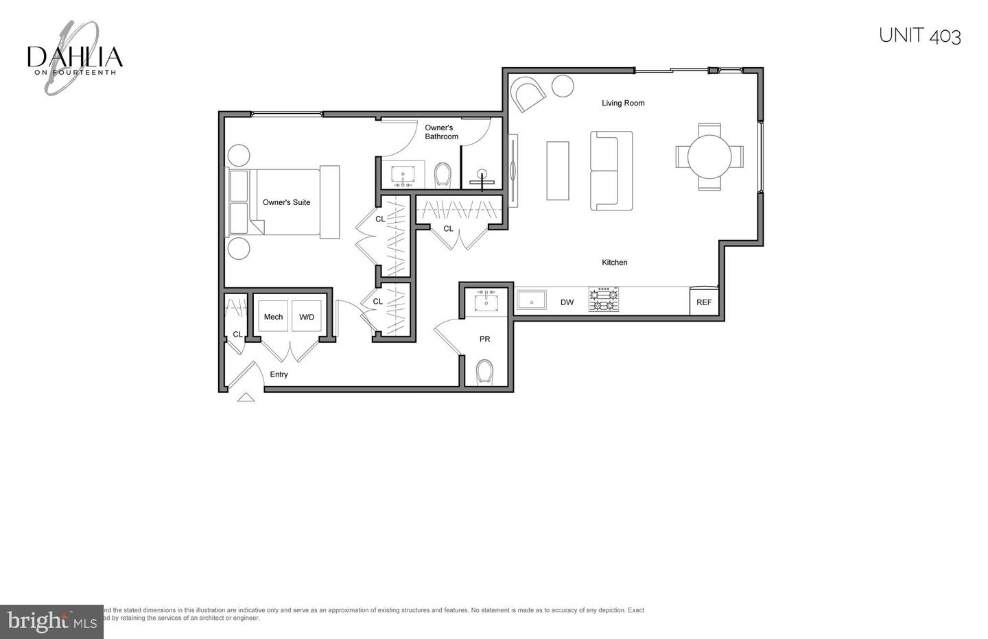 3934 14TH ST NW #403, WASHINGTON, District Of Columbia 20011, 1 Bedroom Bedrooms, ,1 BathroomBathrooms,Residential,For sale,3934 14TH ST NW #403,DCDC2191830 MLS # DCDC2191830