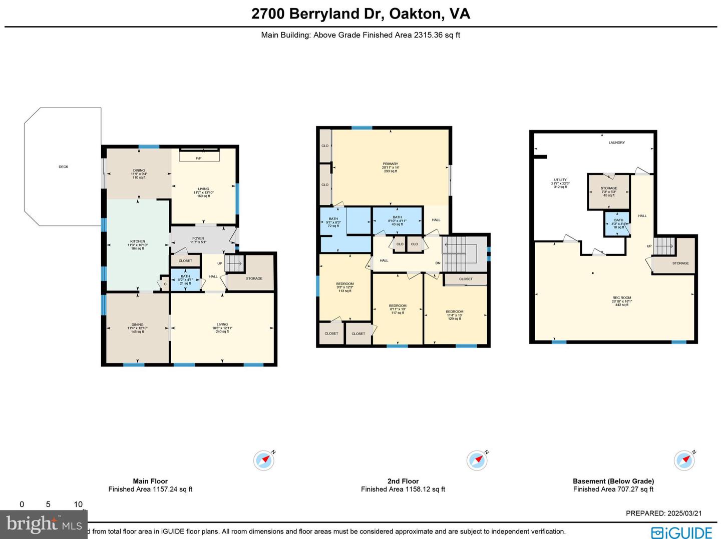 2700 BERRYLAND DR, OAKTON, Virginia 22124, 4 Bedrooms Bedrooms, ,2 BathroomsBathrooms,Residential,For sale,2700 BERRYLAND DR,VAFX2229214 MLS # VAFX2229214