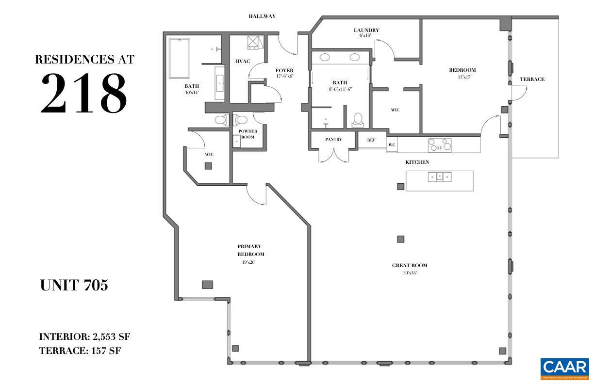 218 W WATER ST #705, CHARLOTTESVILLE, Virginia 22902, 2 Bedrooms Bedrooms, ,2 BathroomsBathrooms,Residential,For sale,218 W WATER ST #705,662795 MLS # 662795