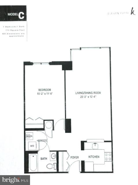 1150 K ST NW #1203, WASHINGTON, District Of Columbia 20005, 1 Bedroom Bedrooms, ,1 BathroomBathrooms,Residential,For sale,1150 K ST NW #1203,DCDC2194294 MLS # DCDC2194294