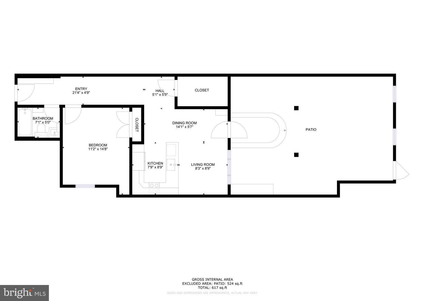 1215 10TH ST NW #2, WASHINGTON, District Of Columbia 20001, 1 Bedroom Bedrooms, ,1 BathroomBathrooms,Residential,For sale,1215 10TH ST NW #2,DCDC2194440 MLS # DCDC2194440