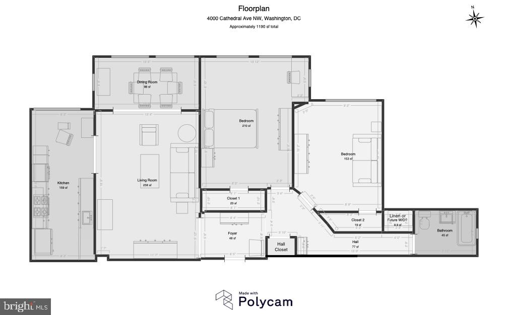 4000 CATHEDRAL AVE NW #706B, WASHINGTON, District Of Columbia 20016, 2 Bedrooms Bedrooms, ,1 BathroomBathrooms,Residential,For sale,4000 CATHEDRAL AVE NW #706B,DCDC2195638 MLS # DCDC2195638