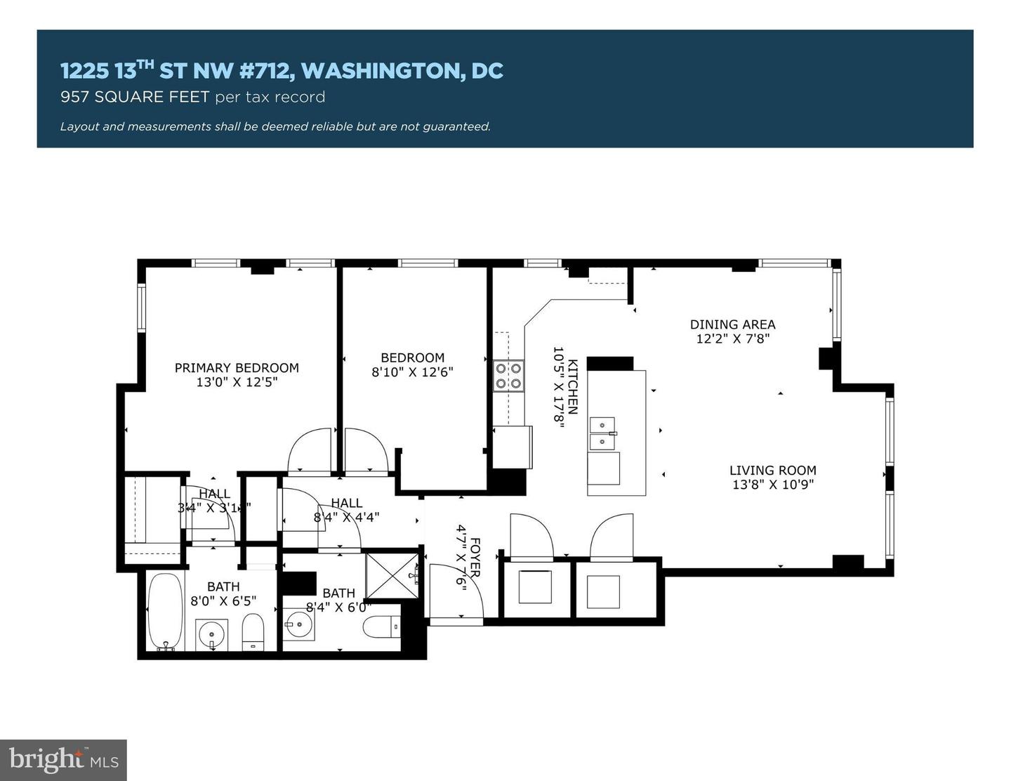 1225 13TH ST NW #712, WASHINGTON, District Of Columbia 20005, 2 Bedrooms Bedrooms, ,2 BathroomsBathrooms,Residential,For sale,1225 13TH ST NW #712,DCDC2196962 MLS # DCDC2196962