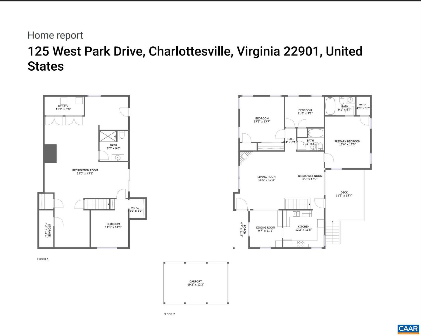 125 W PARK DR, CHARLOTTESVILLE, Virginia 22901, 4 Bedrooms Bedrooms, ,3 BathroomsBathrooms,Residential,For sale,125 W PARK DR,663754 MLS # 663754