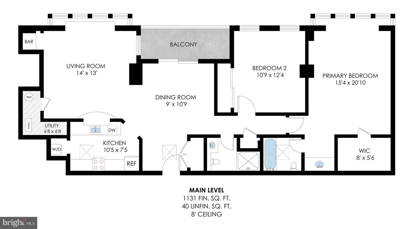 1080 WISCONSIN AVE NW #3020, WASHINGTON, District Of Columbia 20007, 2 Bedrooms Bedrooms, ,2 BathroomsBathrooms,Residential,For sale,1080 WISCONSIN AVE NW #3020,DCDC2192952 MLS # DCDC2192952