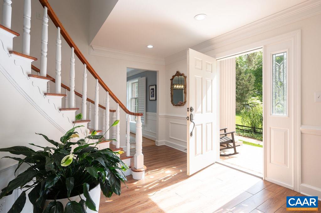 New flooring installed in foyer in 2018