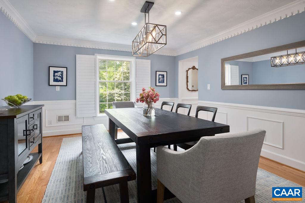 Tasteful coastal color palette in keeping with the waterfront location