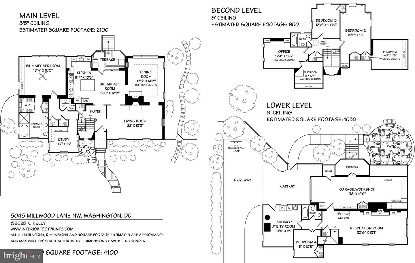 5045 MILLWOOD LN NW, WASHINGTON, District Of Columbia 20016, 4 Bedrooms Bedrooms, ,3 BathroomsBathrooms,Residential,For sale,5045 MILLWOOD LN NW,DCDC2191874 MLS # DCDC2191874
