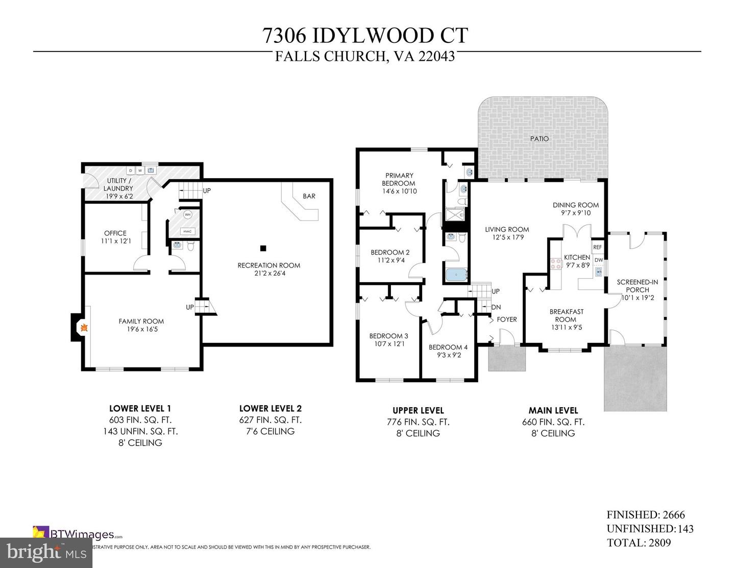 7306 IDYLWOOD CT, FALLS CHURCH, Virginia 22043, 4 Bedrooms Bedrooms, ,2 BathroomsBathrooms,Residential,For sale,7306 IDYLWOOD CT,VAFX2233396 MLS # VAFX2233396