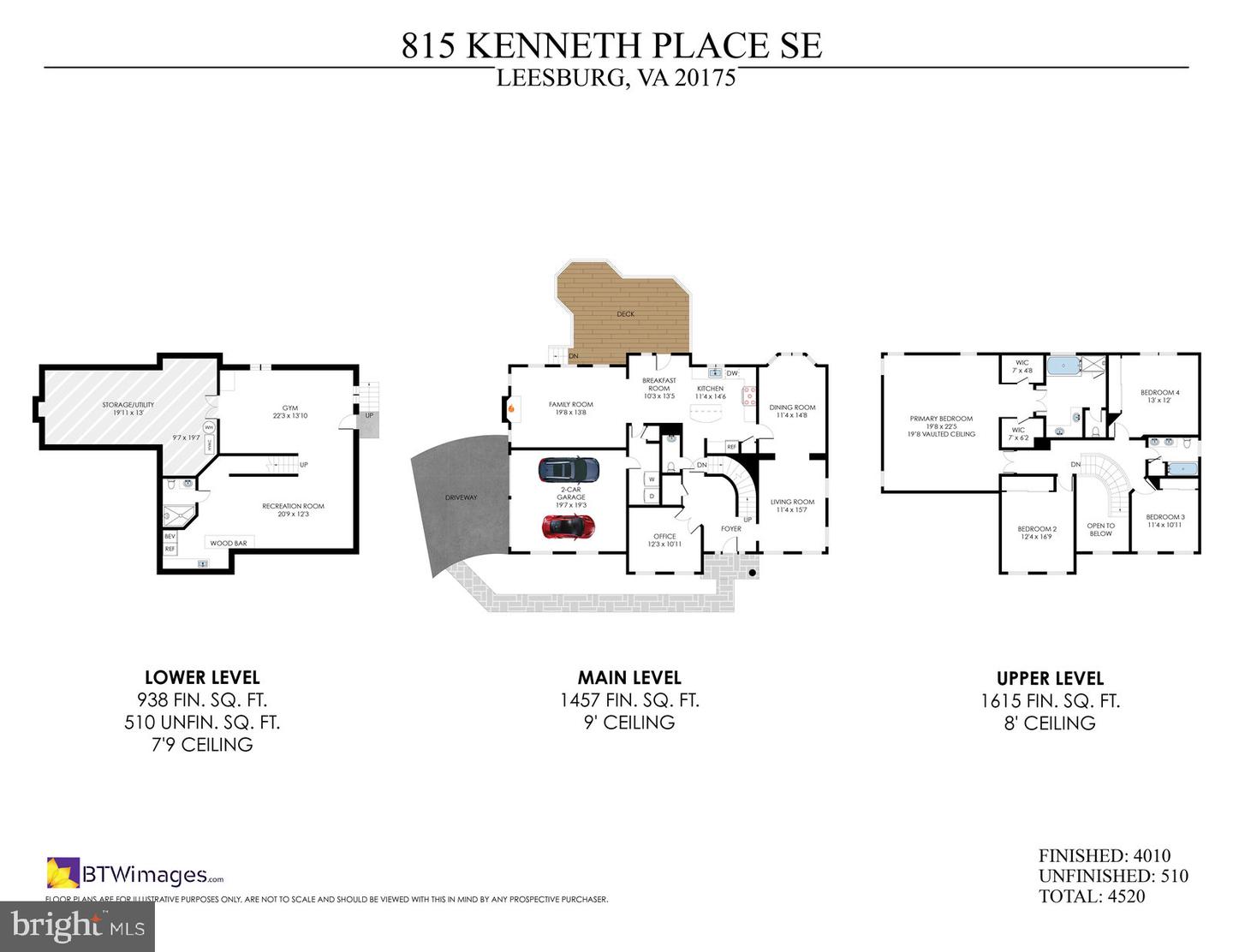 815 KENNETH PL SE, LEESBURG, Virginia 20175, 4 Bedrooms Bedrooms, ,3 BathroomsBathrooms,Residential,For sale,815 KENNETH PL SE,VALO2093592 MLS # VALO2093592