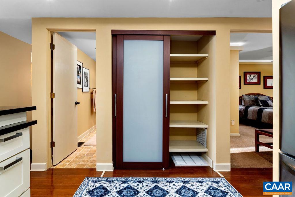 A nice pantry off of the kitchen.