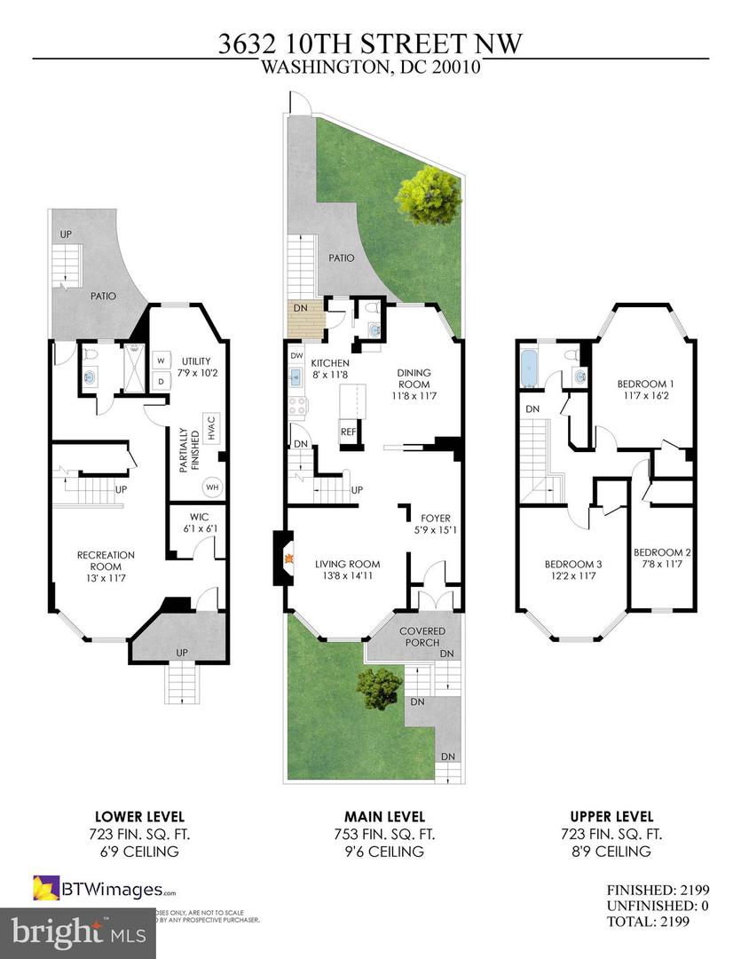 3632 10TH ST NW, WASHINGTON, District Of Columbia 20010, 3 Bedrooms Bedrooms, ,2 BathroomsBathrooms,Residential,For sale,3632 10TH ST NW,DCDC2135160 MLS # DCDC2135160