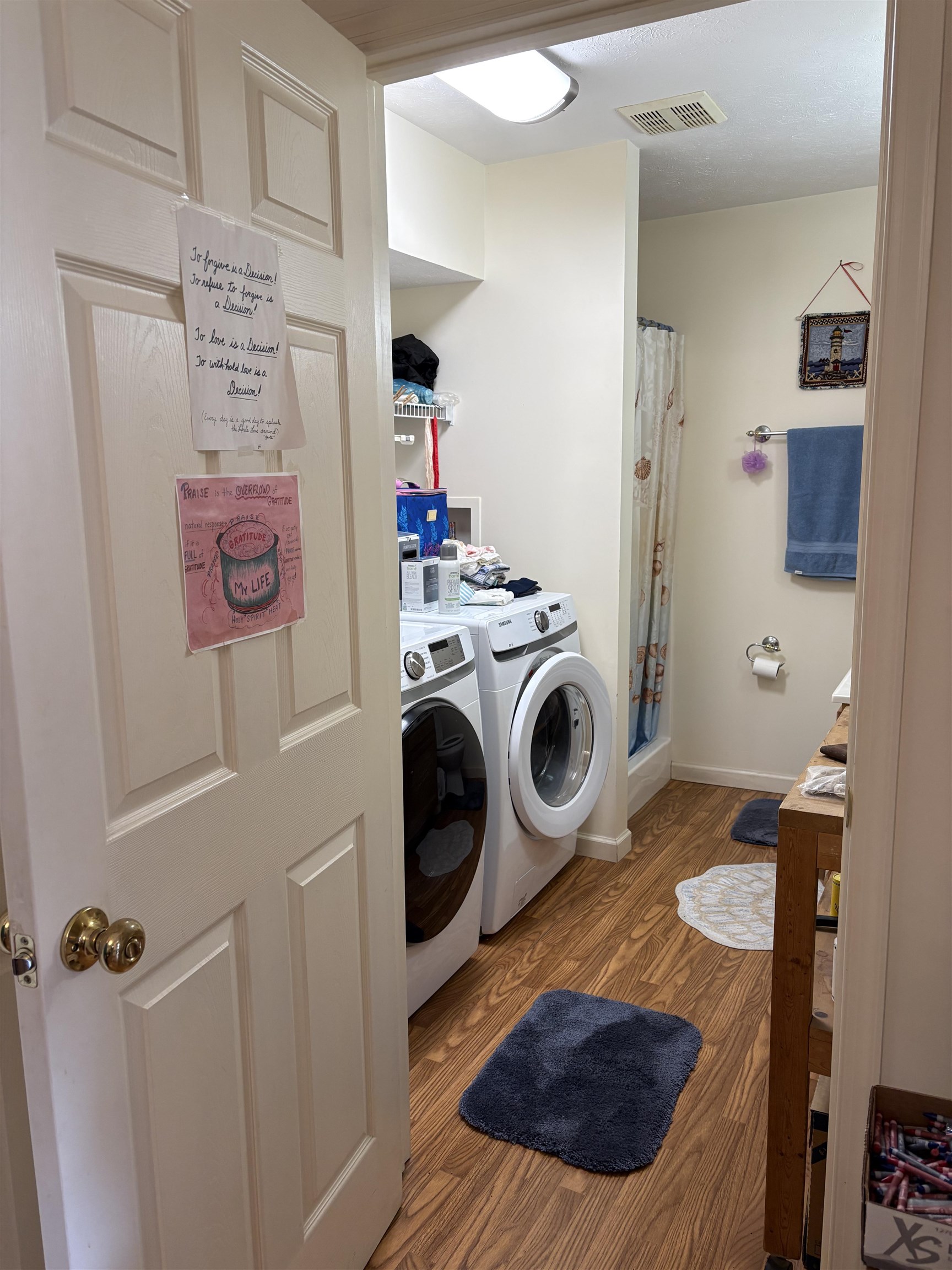 Washer and dryer convey