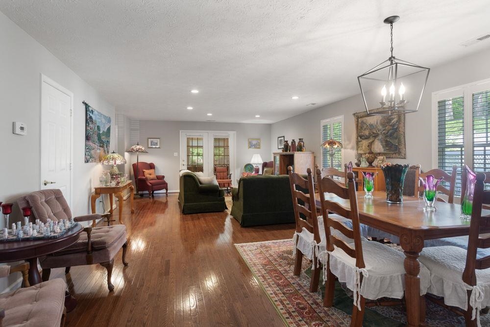 looking into living room