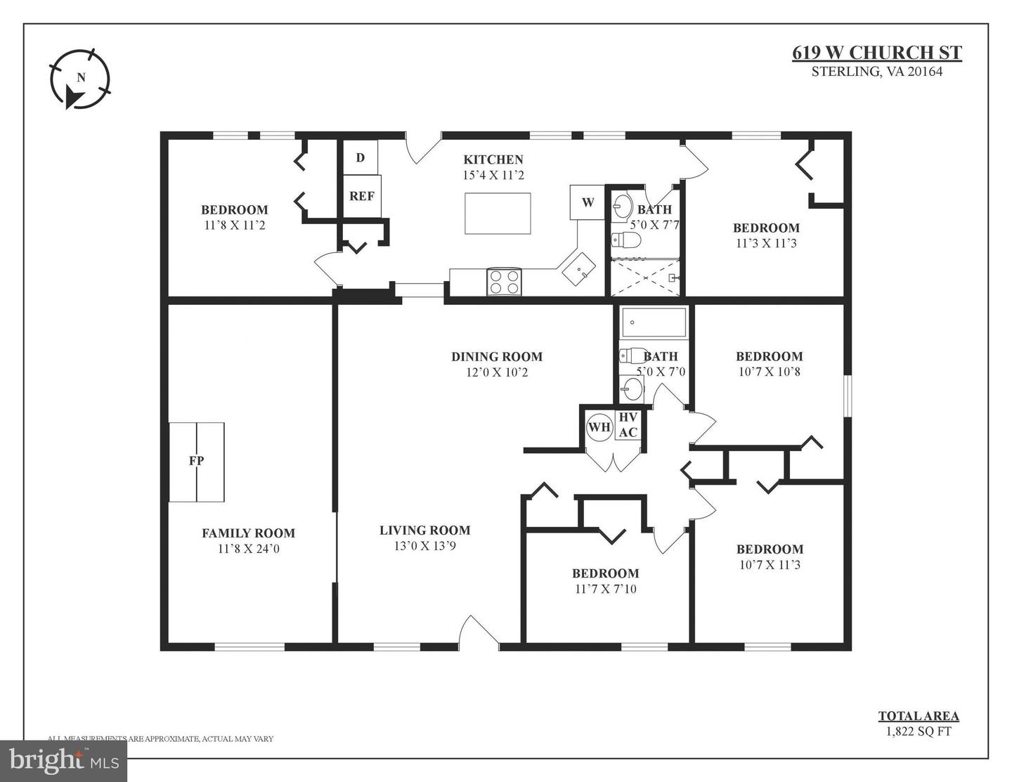 619 W CHURCH RD, STERLING, Virginia 20164, 5 Bedrooms Bedrooms, ,2 BathroomsBathrooms,Residential,For sale,619 W CHURCH RD,VALO2092788 MLS # VALO2092788