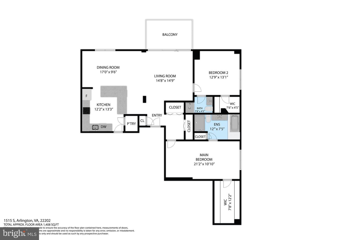 1515 S ARLINGTON RIDGE RD #402, ARLINGTON, Virginia 22202, 2 Bedrooms Bedrooms, ,2 BathroomsBathrooms,Residential,For sale,1515 S ARLINGTON RIDGE RD #402,VAAR2055980 MLS # VAAR2055980