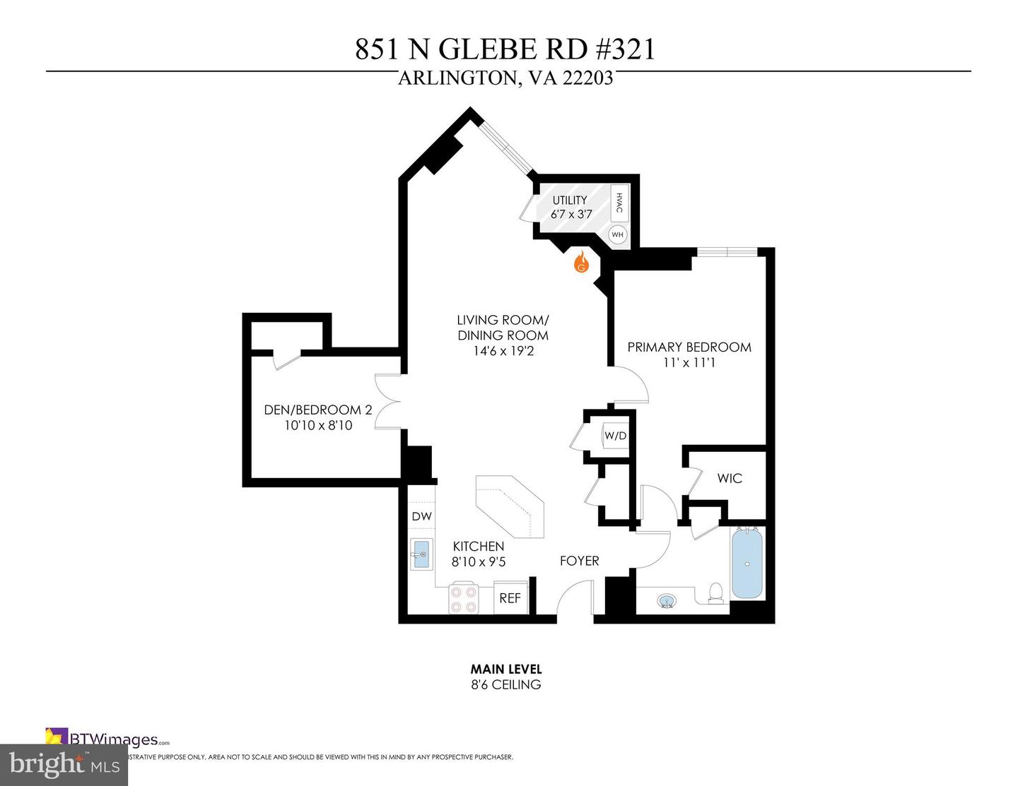 851 N GLEBE RD #321, ARLINGTON, Virginia 22203, 1 Bedroom Bedrooms, ,1 BathroomBathrooms,Residential,For sale,851 N GLEBE RD #321,VAAR2056154 MLS # VAAR2056154