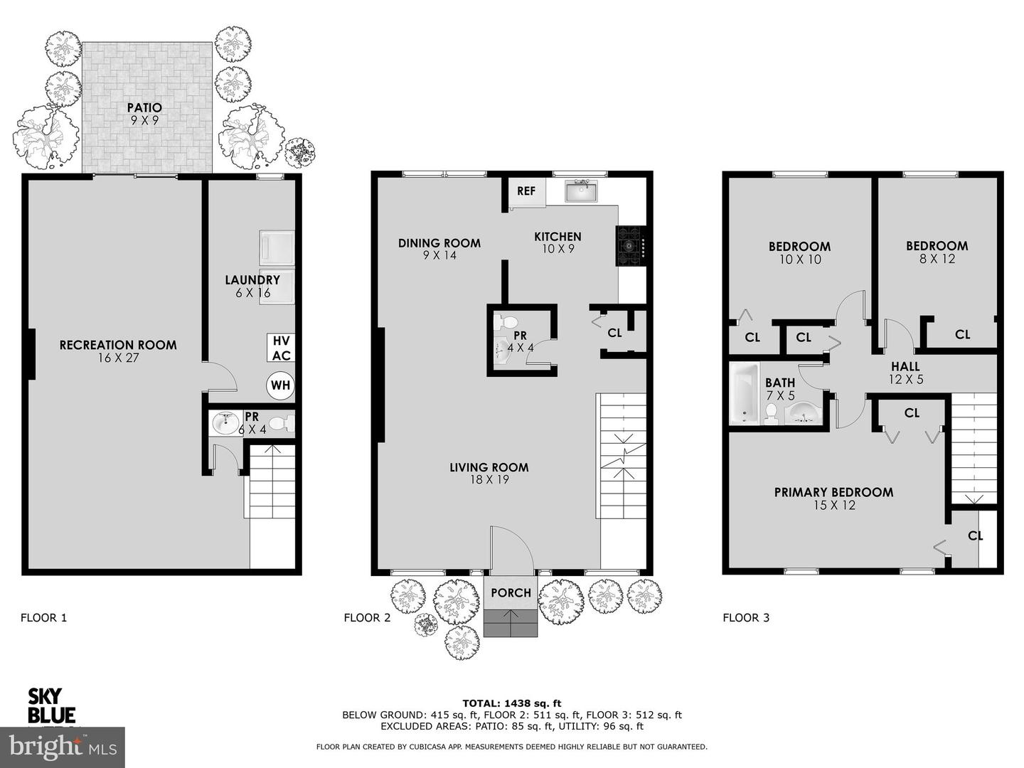 14836 PALMERSTON SQ, CENTREVILLE, Virginia 20120, 3 Bedrooms Bedrooms, ,1 BathroomBathrooms,Residential,For sale,14836 PALMERSTON SQ,VAFX2236990 MLS # VAFX2236990