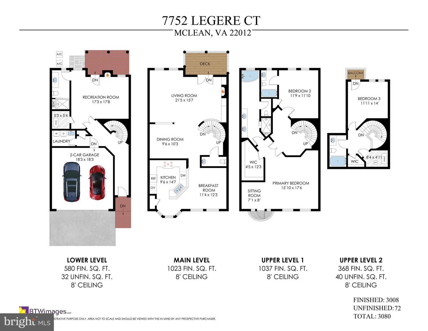 7752 LEGERE CT, MCLEAN, Virginia 22102, 4 Bedrooms Bedrooms, ,4 BathroomsBathrooms,Residential,For sale,7752 LEGERE CT,VAFX2237814 MLS # VAFX2237814