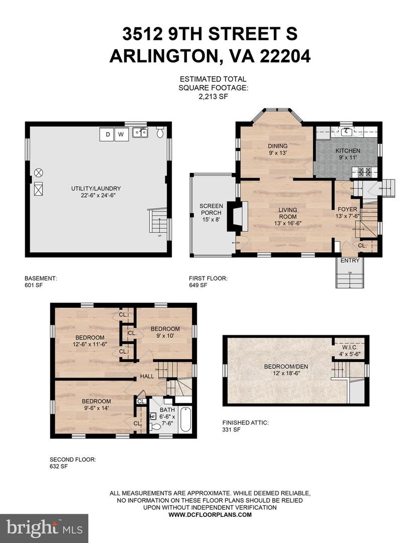 3512 9TH ST S, ARLINGTON, Virginia 22204, 4 Bedrooms Bedrooms, ,1 BathroomBathrooms,Residential,For sale,3512 9TH ST S,VAAR2056594 MLS # VAAR2056594
