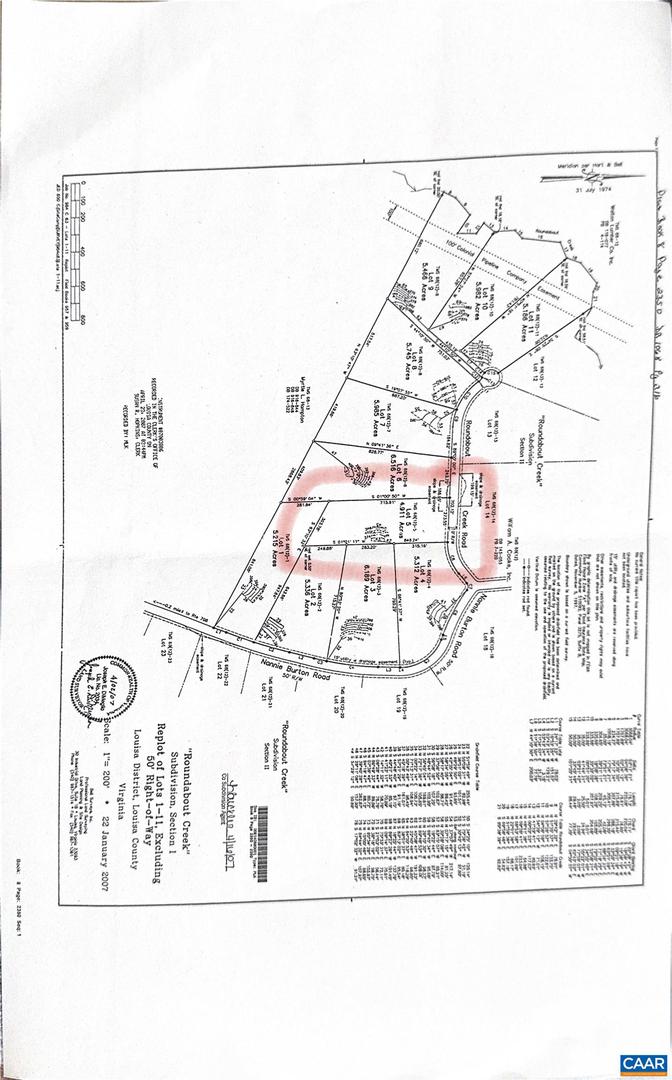 LOT 5 ROUNDABOUT CREEK RD, LOUISA, Virginia 23093, ,Land,For sale,LOT 5 ROUNDABOUT CREEK RD,664065 MLS # 664065