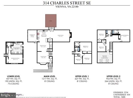 314 CHARLES ST SE, VIENNA, Virginia 22180, 5 Bedrooms Bedrooms, ,5 BathroomsBathrooms,Residential,For sale,314 CHARLES ST SE,VAFX2237866 MLS # VAFX2237866