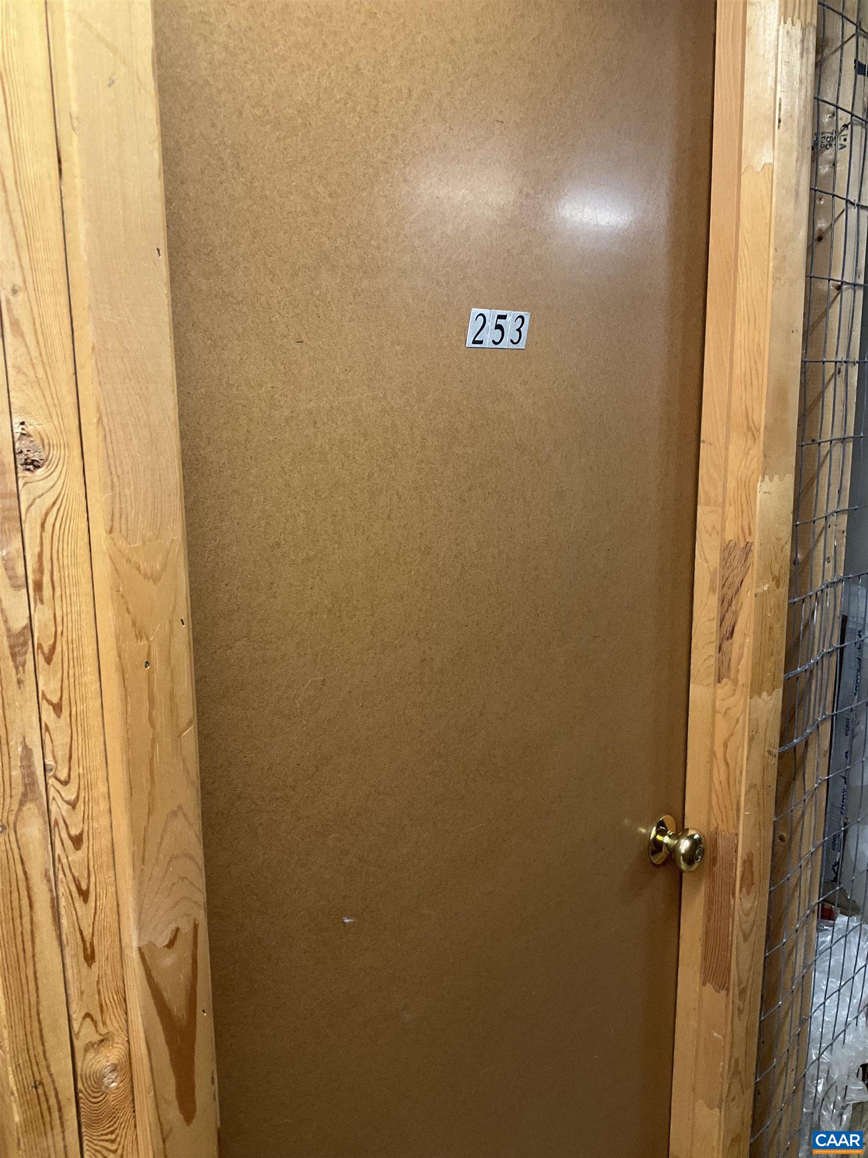 Each unit gets a secured storage closet in the basement.
