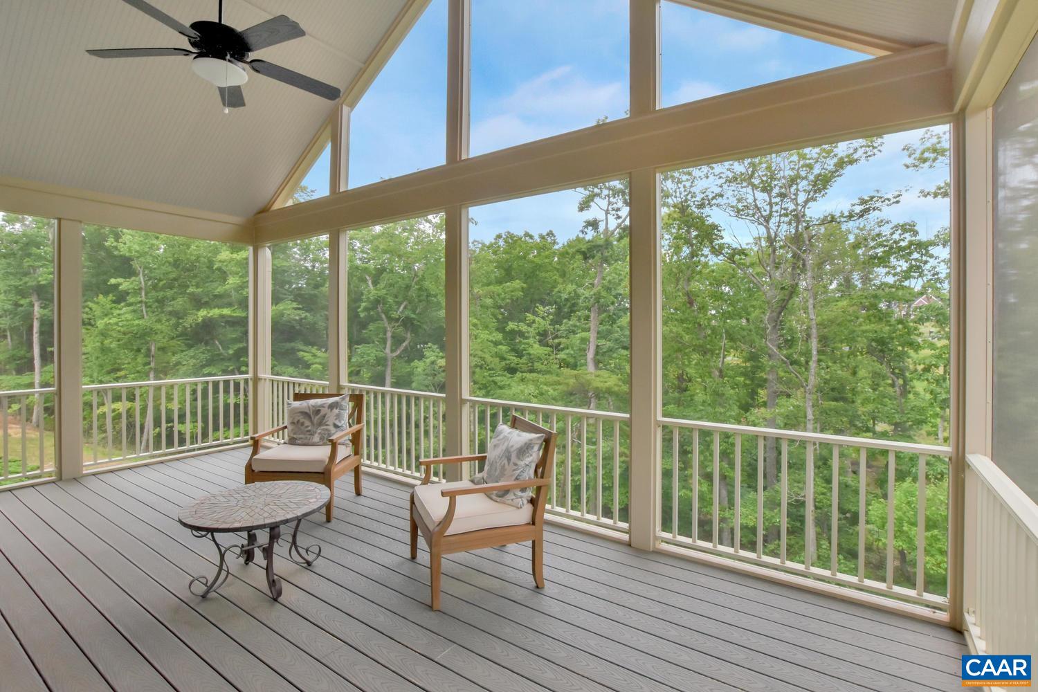 Previously built home - patio for this home vs. deck as seen in the photo due to being a slab home.