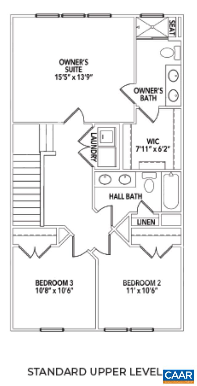 5 TALEN LN, CHARLOTTESVILLE, Virginia 22911, 3 Bedrooms Bedrooms, ,2 BathroomsBathrooms,Residential,The Holly I - Elevation L - Interior Unit,5 TALEN LN,664280 MLS # 664280