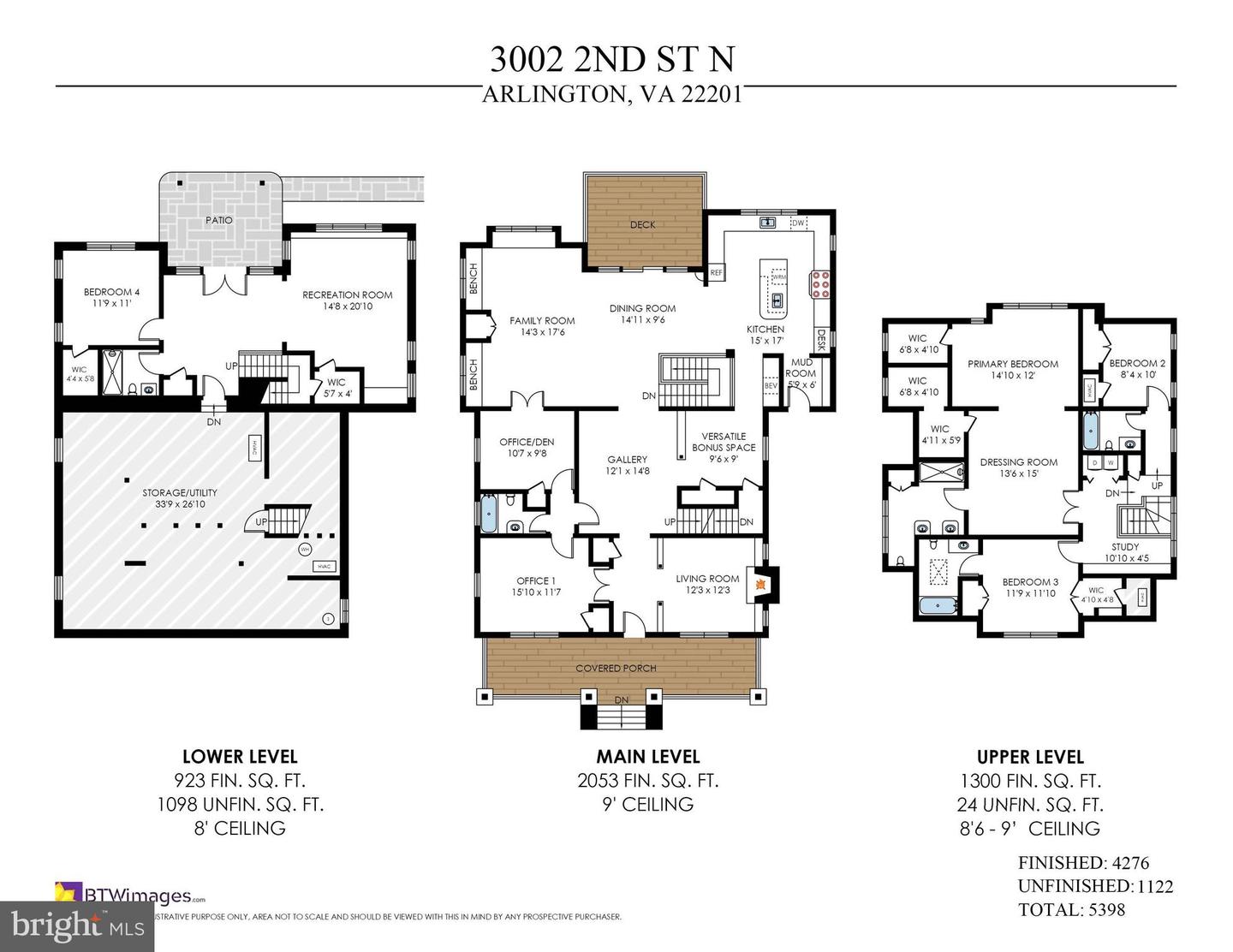 3002 2ND ST N, ARLINGTON, Virginia 22201, 4 Bedrooms Bedrooms, ,5 BathroomsBathrooms,Residential,For sale,3002 2ND ST N,VAAR2056712 MLS # VAAR2056712