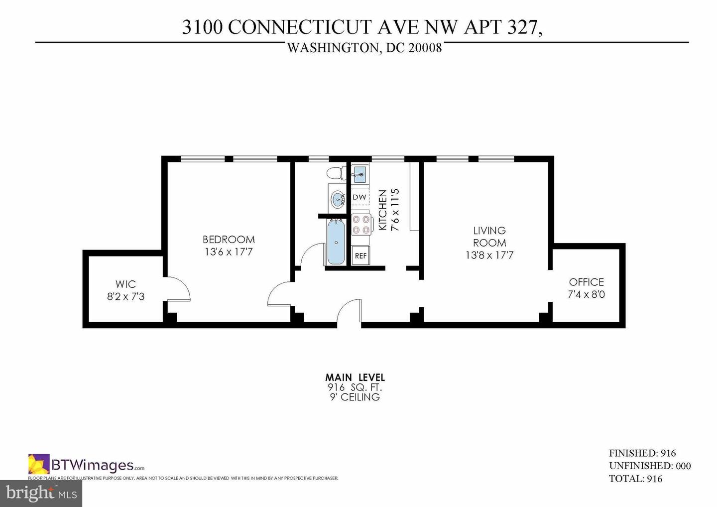 3100 CONNECTICUT AVE NW #327, WASHINGTON, District Of Columbia 20008, 1 Bedroom Bedrooms, ,1 BathroomBathrooms,Residential,For sale,3100 CONNECTICUT AVE NW #327,DCDC2199622 MLS # DCDC2199622