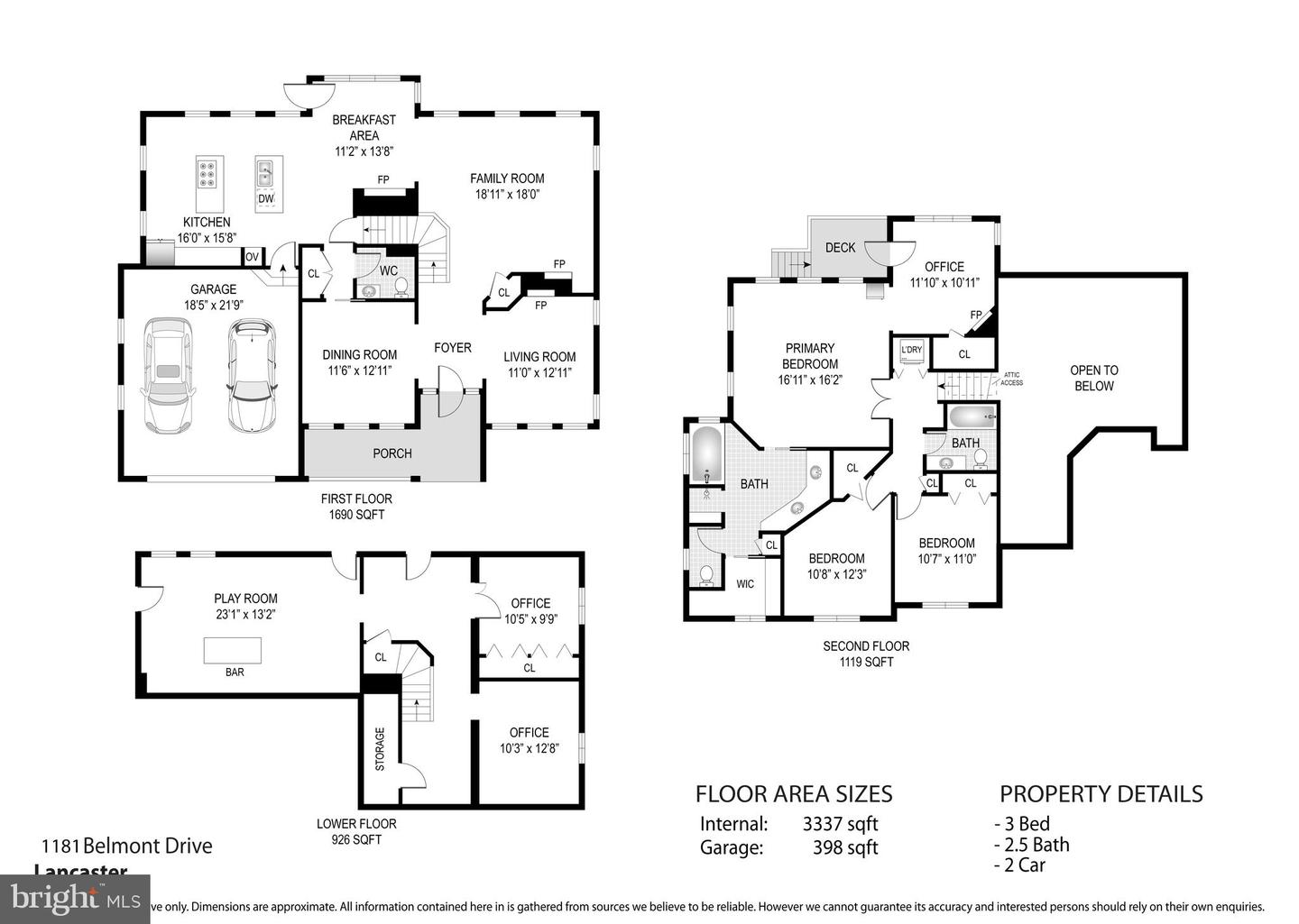 1181 BELMONT DR, LANCASTER, Virginia 22503, 3 Bedrooms Bedrooms, 10 Rooms Rooms,2 BathroomsBathrooms,Residential,For sale,1181 BELMONT DR,VALV2000764 MLS # VALV2000764