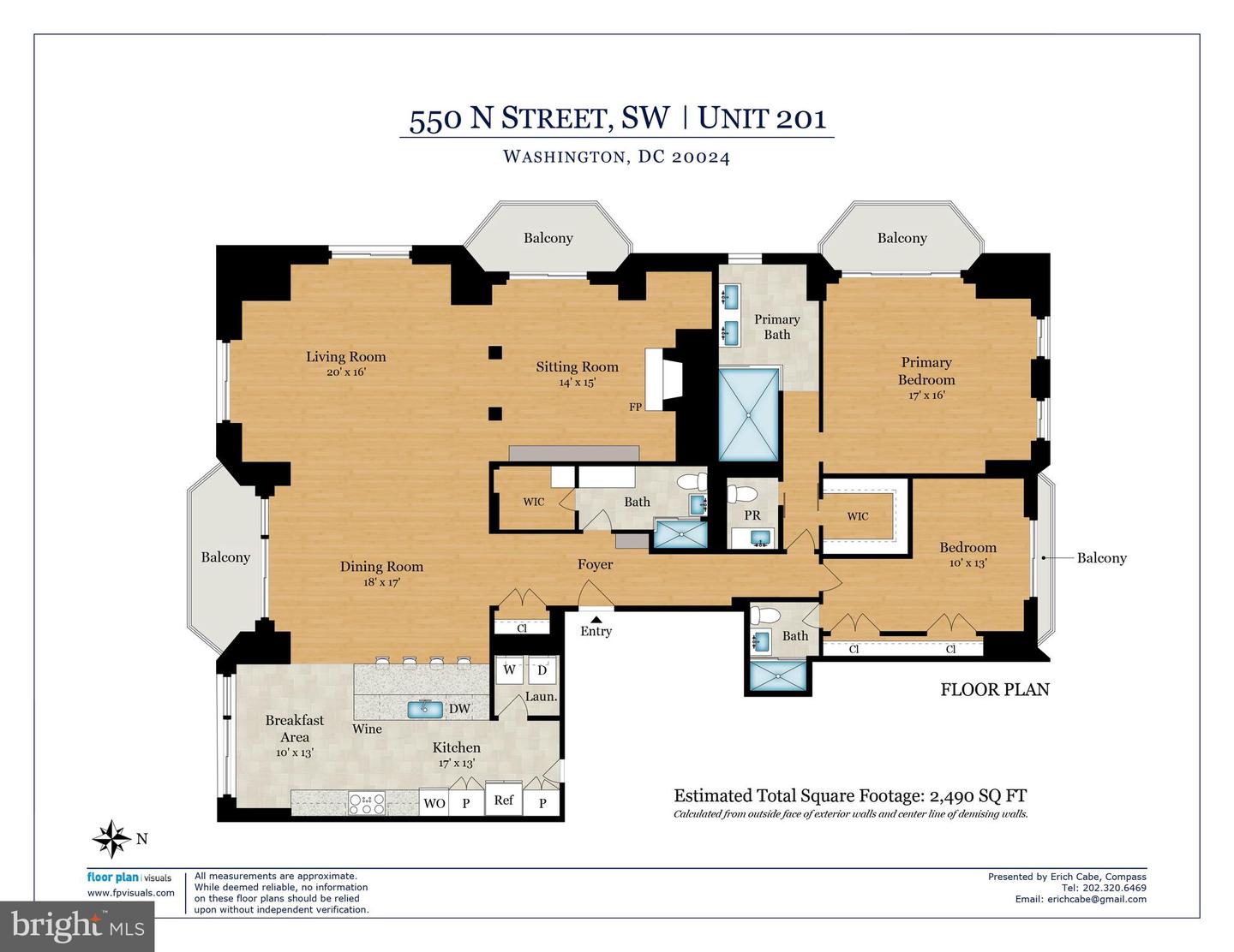 550 N ST SW #S201, WASHINGTON, District Of Columbia 20024, 3 Bedrooms Bedrooms, ,3 BathroomsBathrooms,Residential,For sale,550 N ST SW #S201,DCDC2199304 MLS # DCDC2199304