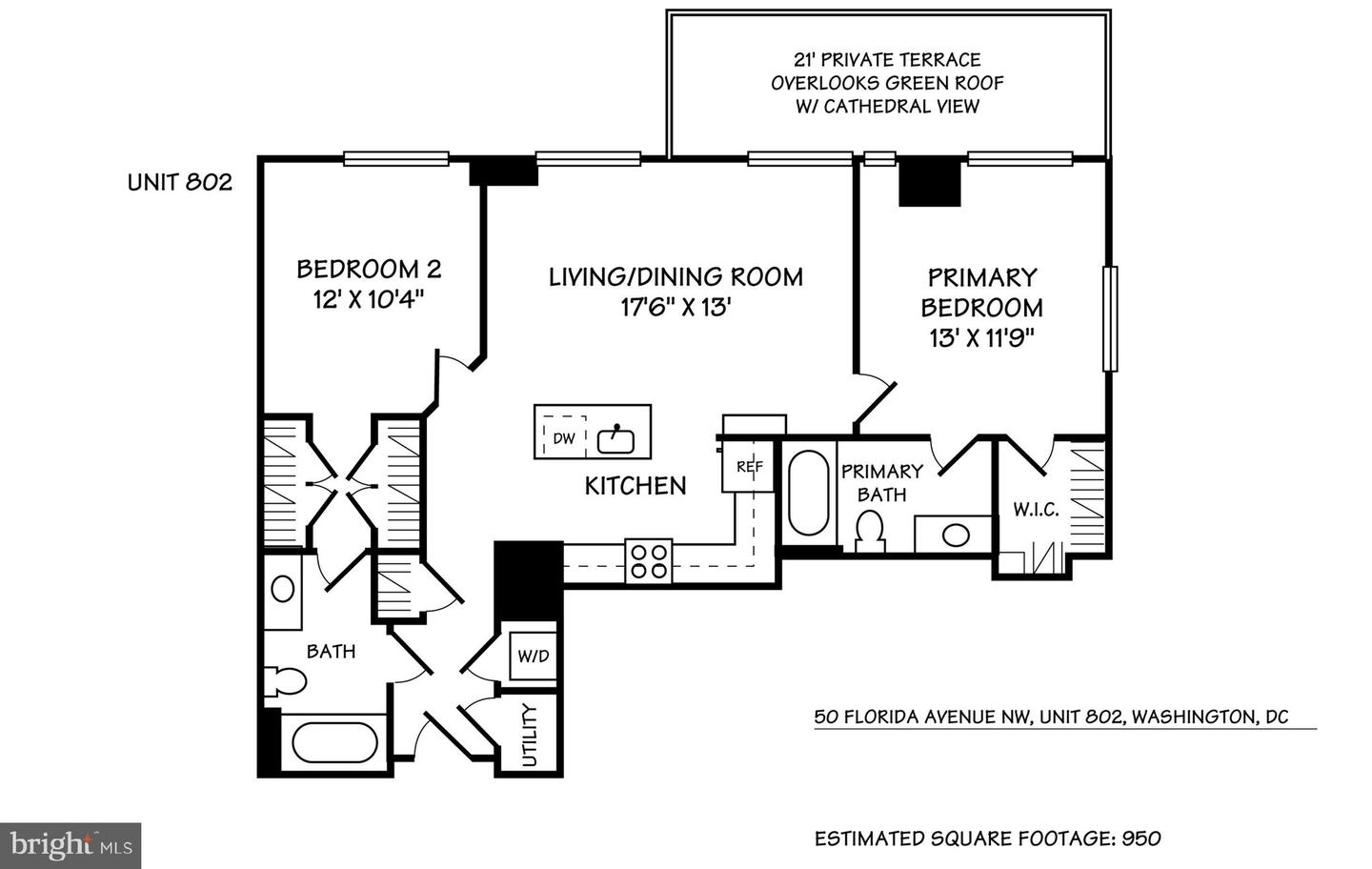 50 FLORIDA AVE NE #802, WASHINGTON, District Of Columbia 20002, 2 Bedrooms Bedrooms, ,2 BathroomsBathrooms,Residential,For sale,50 FLORIDA AVE NE #802,DCDC2199412 MLS # DCDC2199412