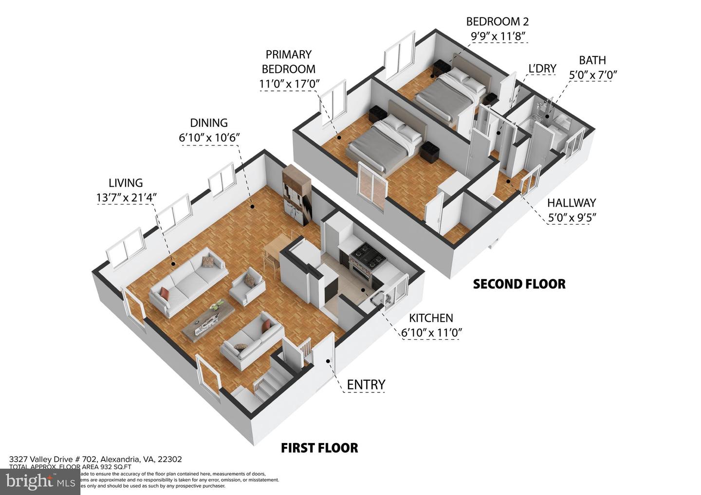 3327 VALLEY DR #702, ALEXANDRIA, Virginia 22302, 2 Bedrooms Bedrooms, ,1 BathroomBathrooms,Residential,For sale,3327 VALLEY DR #702,VAAX2045090 MLS # VAAX2045090
