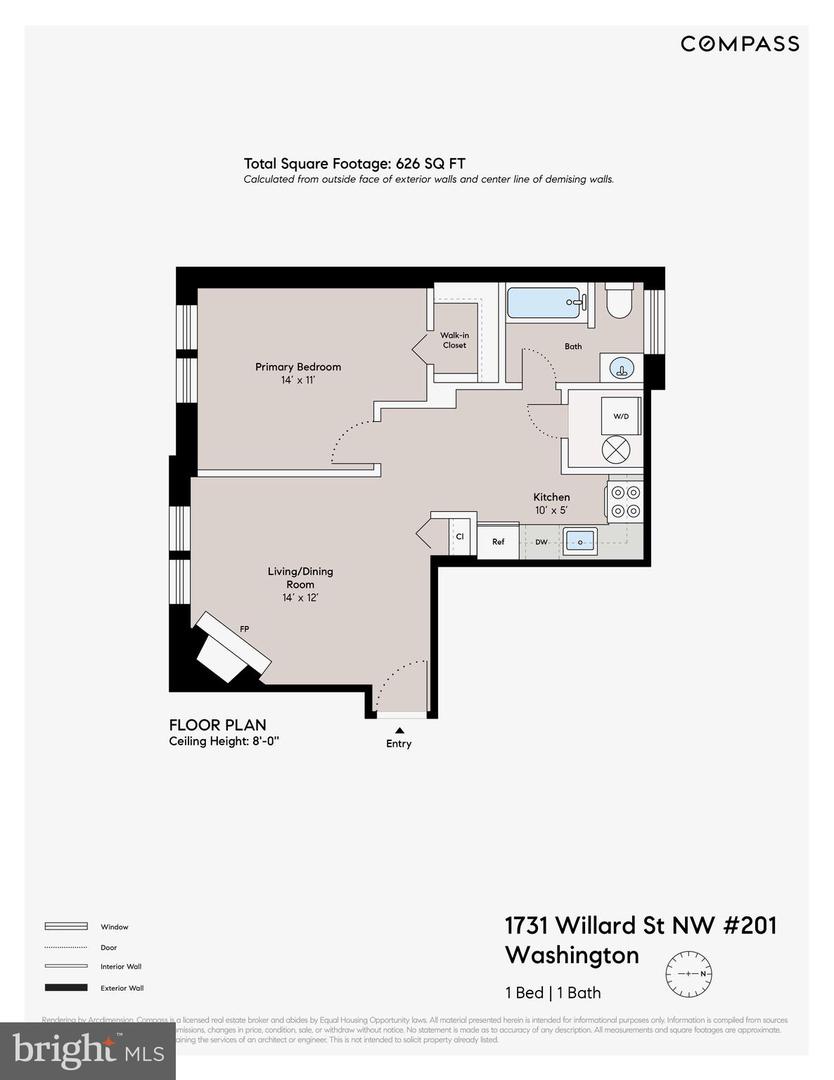 1731 WILLARD ST NW #201, WASHINGTON, District Of Columbia 20009, 1 Bedroom Bedrooms, ,1 BathroomBathrooms,Residential,For sale,1731 WILLARD ST NW #201,DCDC2199858 MLS # DCDC2199858
