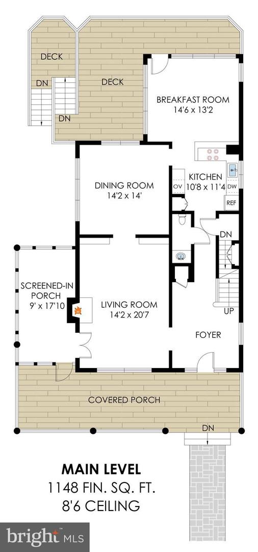 6218 30TH ST NW, WASHINGTON, District Of Columbia 20015, 4 Bedrooms Bedrooms, ,3 BathroomsBathrooms,Residential,For sale,6218 30TH ST NW,DCDC2196600 MLS # DCDC2196600
