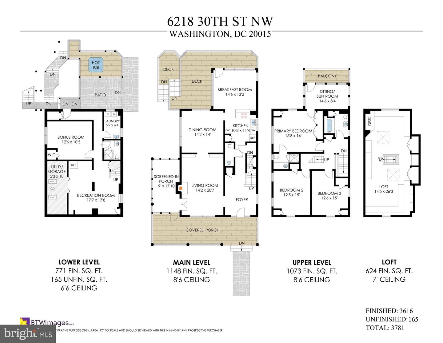 6218 30TH ST NW, WASHINGTON, District Of Columbia 20015, 4 Bedrooms Bedrooms, ,3 BathroomsBathrooms,Residential,For sale,6218 30TH ST NW,DCDC2196600 MLS # DCDC2196600