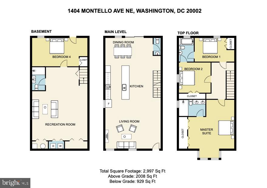 1404 MONTELLO AVE NE, WASHINGTON, District Of Columbia 20002, 4 Bedrooms Bedrooms, ,3 BathroomsBathrooms,Residential,For sale,1404 MONTELLO AVE NE,DCDC2199796 MLS # DCDC2199796