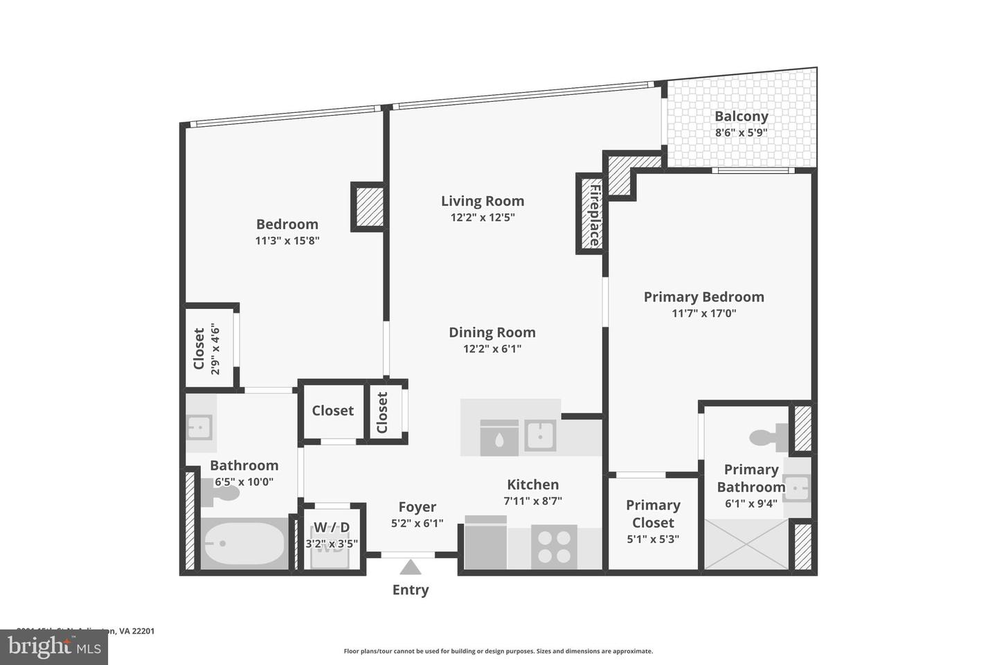 2001 15TH ST N #207, ARLINGTON, Virginia 22201, 2 Bedrooms Bedrooms, ,2 BathroomsBathrooms,Residential,For sale,2001 15TH ST N #207,VAAR2057120 MLS # VAAR2057120