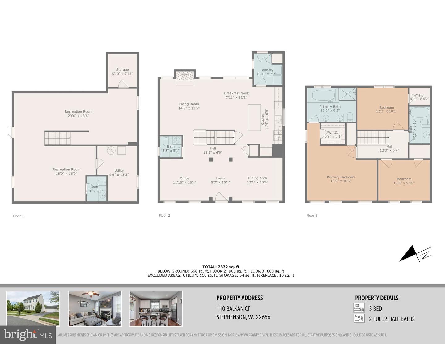 110 BALKAN CT, STEPHENSON, Virginia 22656, 3 Bedrooms Bedrooms, ,2 BathroomsBathrooms,Residential,For sale,110 BALKAN CT,VAFV2033998 MLS # VAFV2033998