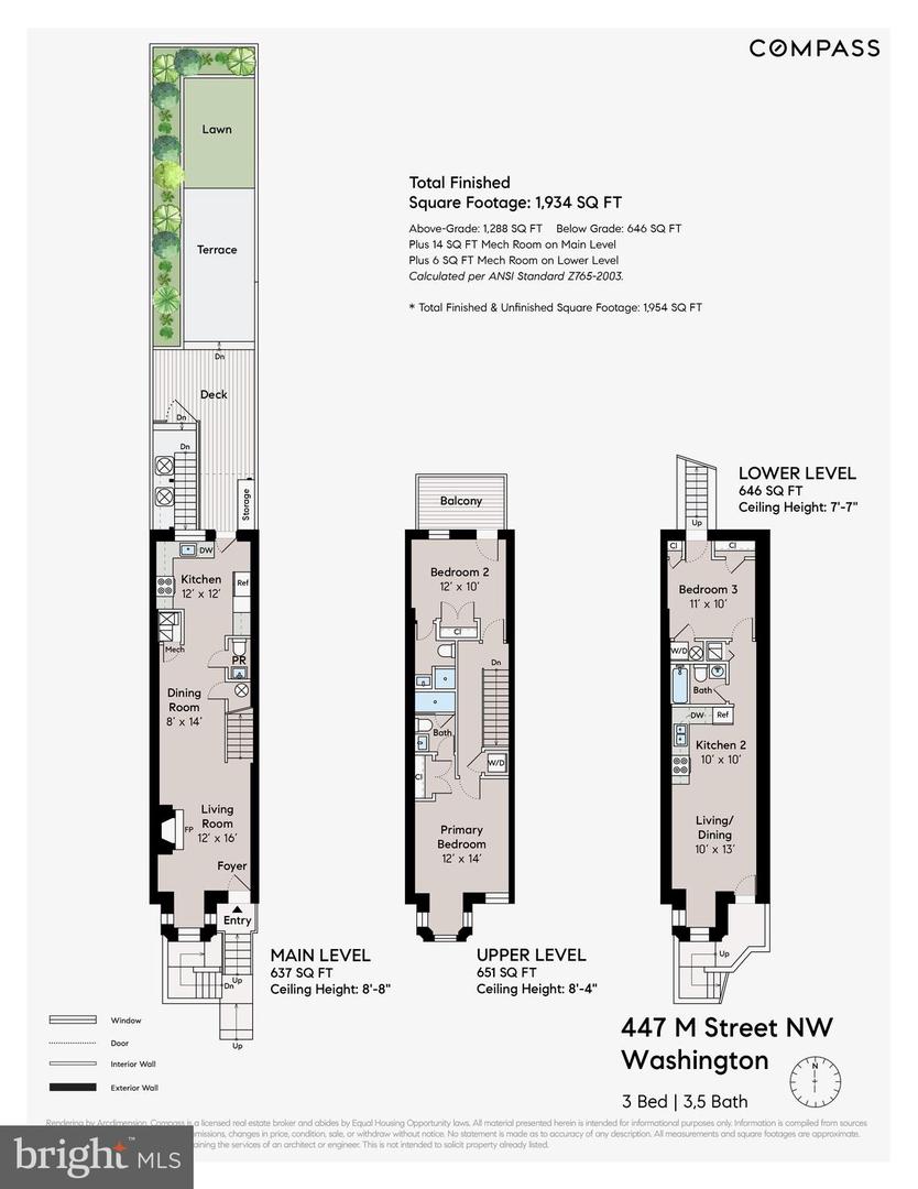 447 M ST NW, WASHINGTON, District Of Columbia 20001, 3 Bedrooms Bedrooms, ,3 BathroomsBathrooms,Residential,For sale,447 M ST NW,DCDC2199830 MLS # DCDC2199830
