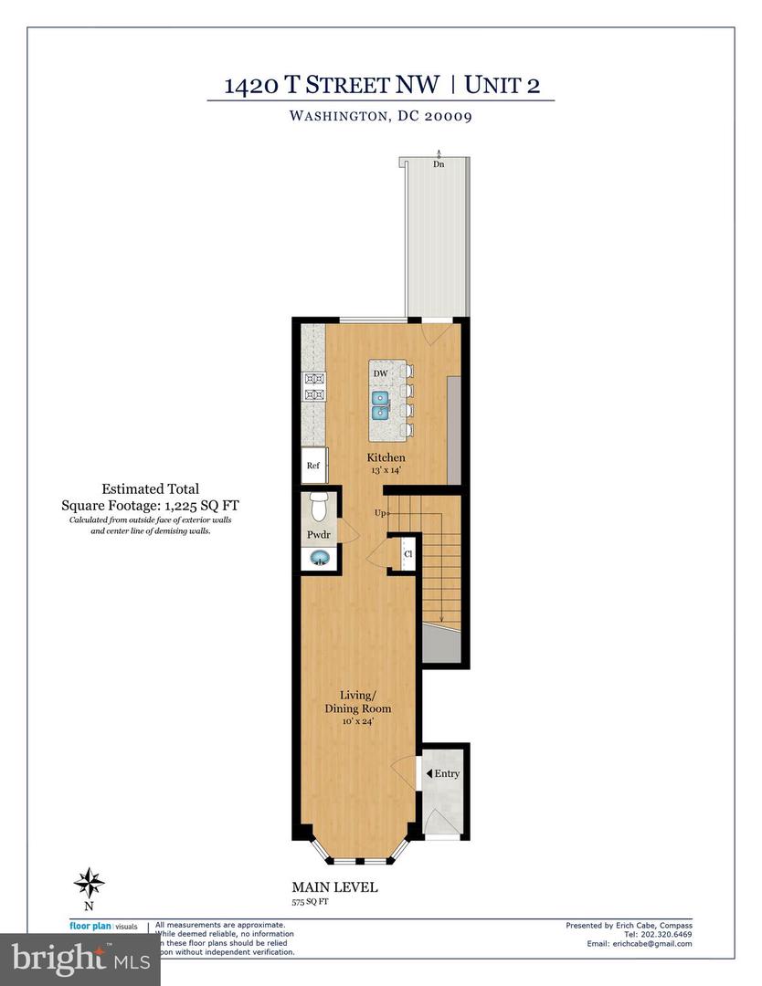 1420 T ST NW #2, WASHINGTON, District Of Columbia 20009, 2 Bedrooms Bedrooms, ,2 BathroomsBathrooms,Residential,For sale,1420 T ST NW #2,DCDC2200164 MLS # DCDC2200164