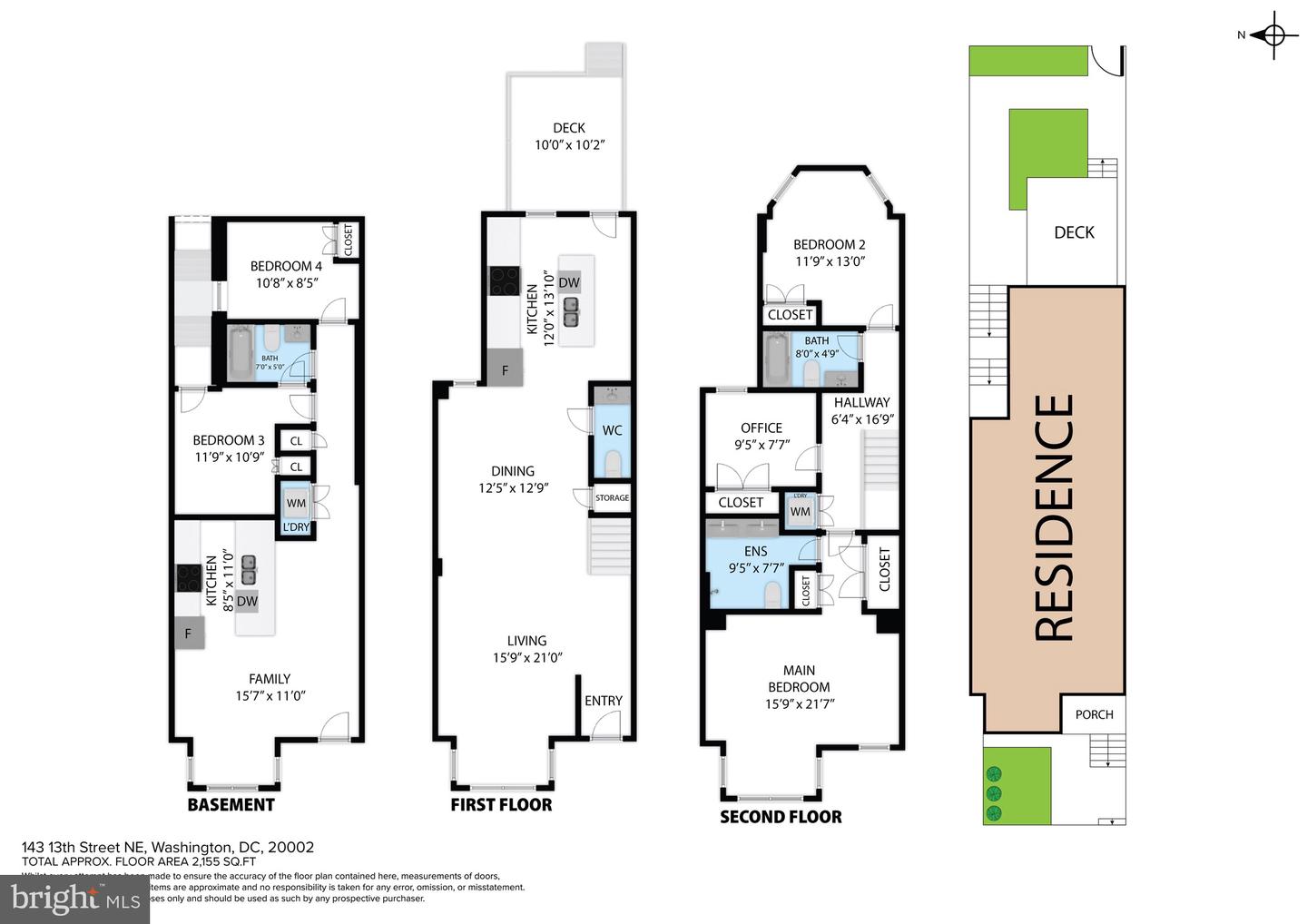 143 13TH ST NE, WASHINGTON, District Of Columbia 20002, 5 Bedrooms Bedrooms, ,3 BathroomsBathrooms,Residential,For sale,143 13TH ST NE,DCDC2197752 MLS # DCDC2197752