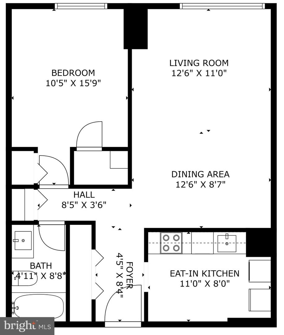 5500 HOLMES RUN PKWY #418, ALEXANDRIA, Virginia 22304, 1 Bedroom Bedrooms, ,1 BathroomBathrooms,Residential,For sale,5500 HOLMES RUN PKWY #418,VAAX2044964 MLS # VAAX2044964