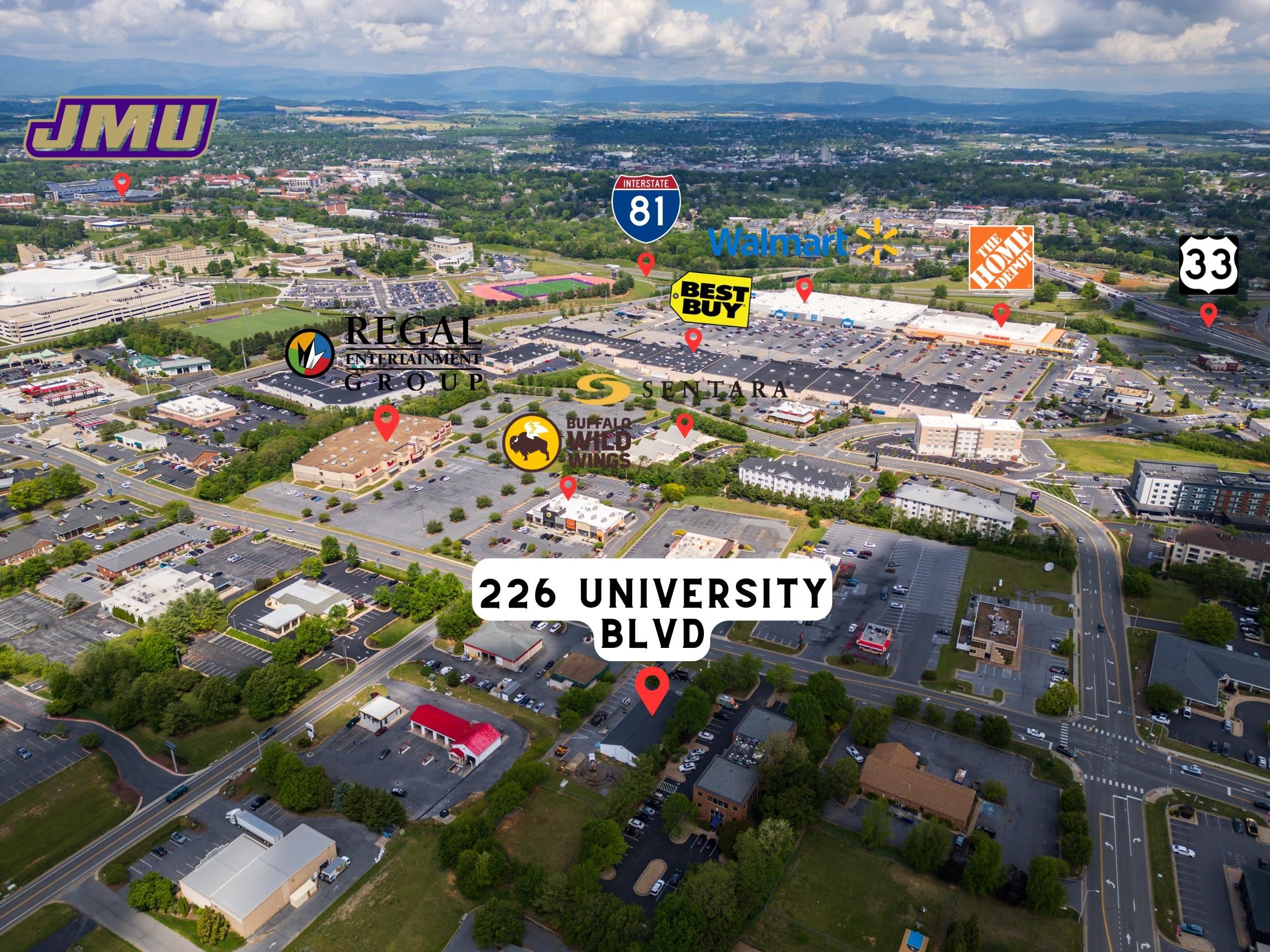 226 UNIVERSITY BLVD, HARRISONBURG, Virginia 22801, ,Commercial,226 UNIVERSITY BLVD,664455 MLS # 664455