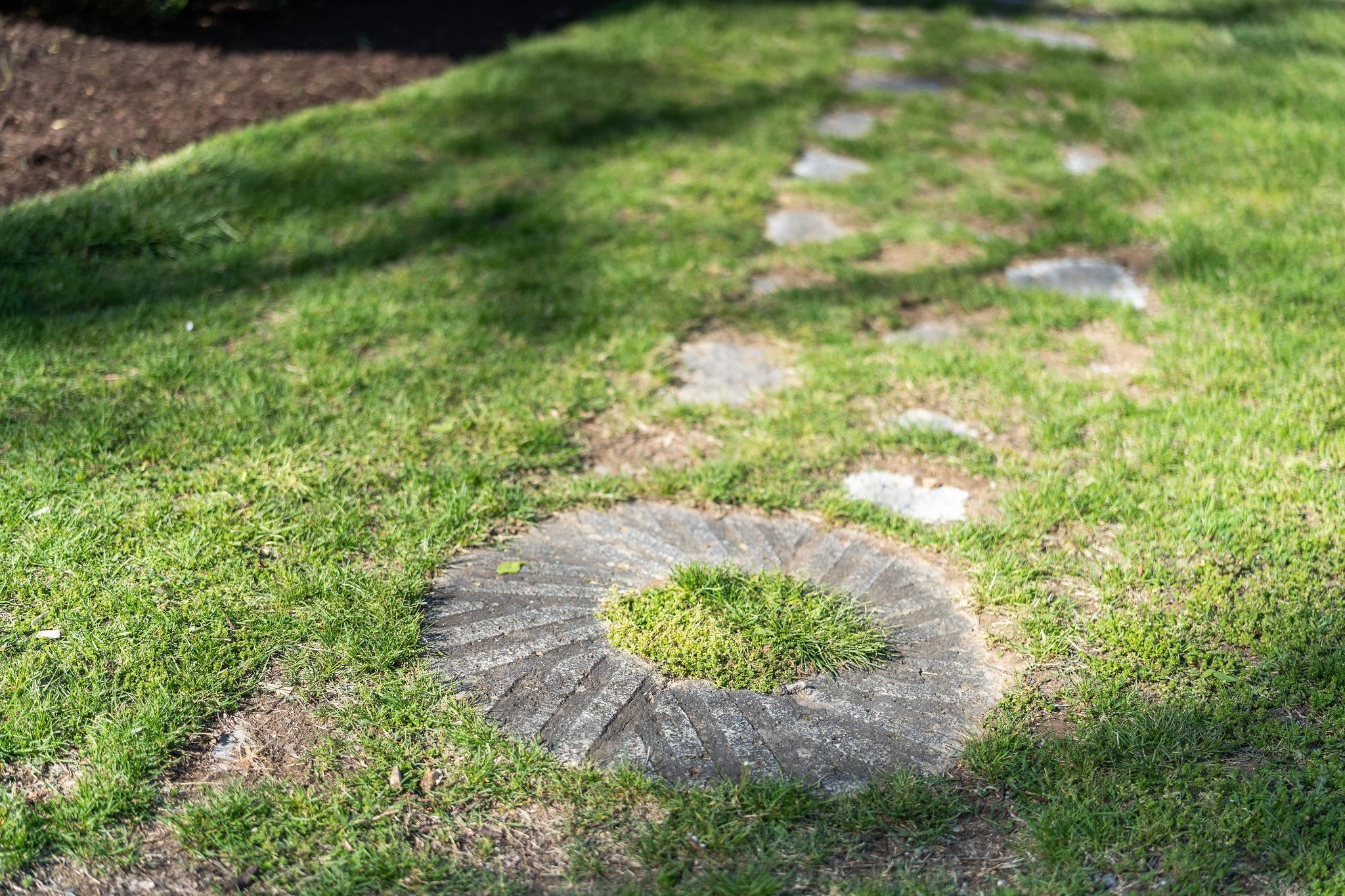 Detailed walkway to the front porch.