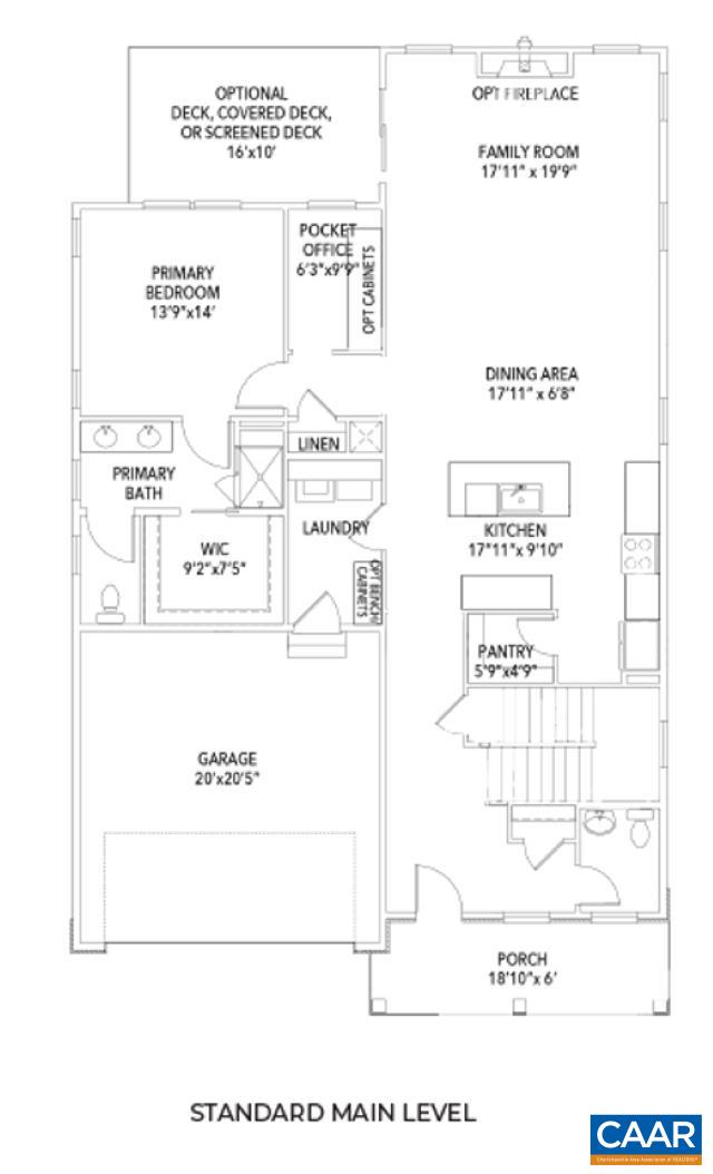 114A MARCELLA ST, CHARLOTTESVILLE, Virginia 22911, 4 Bedrooms Bedrooms, ,3 BathroomsBathrooms,Residential,The Lantana Elevation A on a finished walkout base,114A MARCELLA ST,664443 MLS # 664443