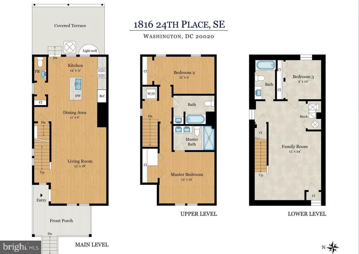 1816 24TH PL SE, WASHINGTON, District Of Columbia 20020, 3 Bedrooms Bedrooms, ,3 BathroomsBathrooms,Residential,For sale,1816 24TH PL SE,DCDC2193282 MLS # DCDC2193282