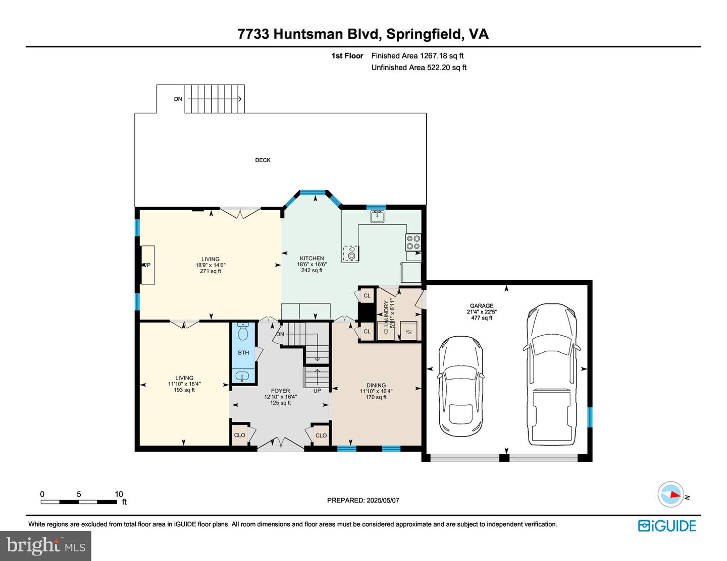 7733 HUNTSMAN BLVD, SPRINGFIELD, Virginia 22153, 5 Bedrooms Bedrooms, ,3 BathroomsBathrooms,Residential,For sale,7733 HUNTSMAN BLVD,VAFX2227924 MLS # VAFX2227924
